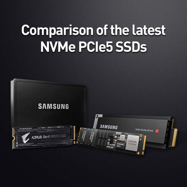 Comparison of the latest NVMe PCIe5 SSDs