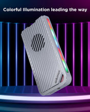 Load image into Gallery viewer, ANKMAX UC4M3 USB4 SSD Enclosure with Fan and RGB Light for NVMe M.2 SSD
