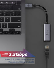 Load image into Gallery viewer, Ankmax UC312G2  USB C to 2.5G Ethernet adapter Transfer speed up to 2.5Gbps Gigabit Ethernet adapter
