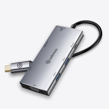 Load image into Gallery viewer, Ankmax P831HGS USB C Hub Ethernet Adapter with 1Gbps LAN / 4K HDMI / VGA / 60W PD  / USB3.1 /SD
