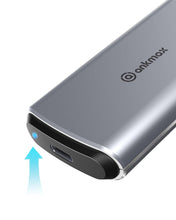 Load image into Gallery viewer, ANKMAX UC31M2 NVMe and SATA M.2  Enclosure USB 3.1 10Gbps Aluminum  External Enclosure
